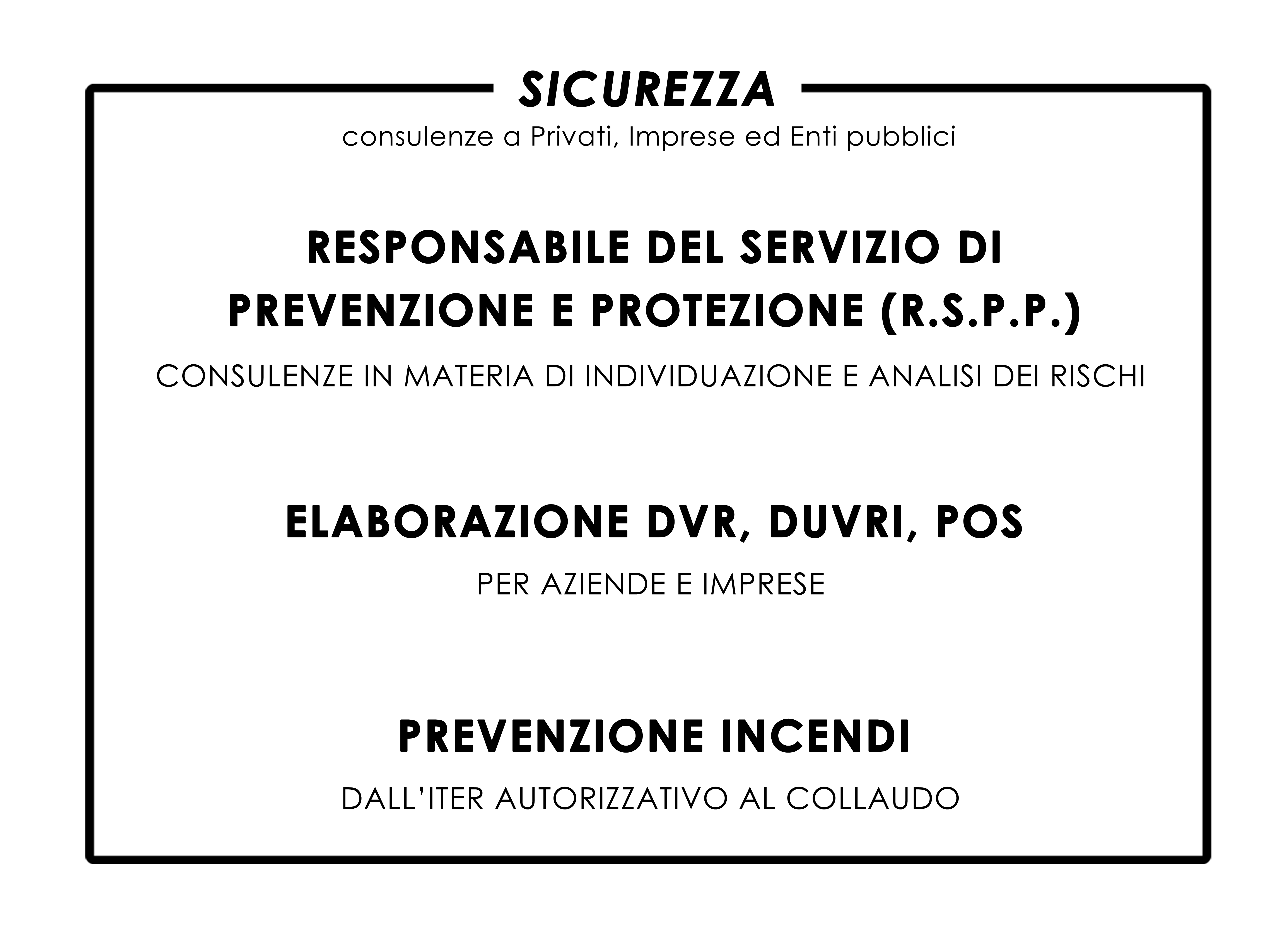 Servizi sicurezza 5 - Servizi